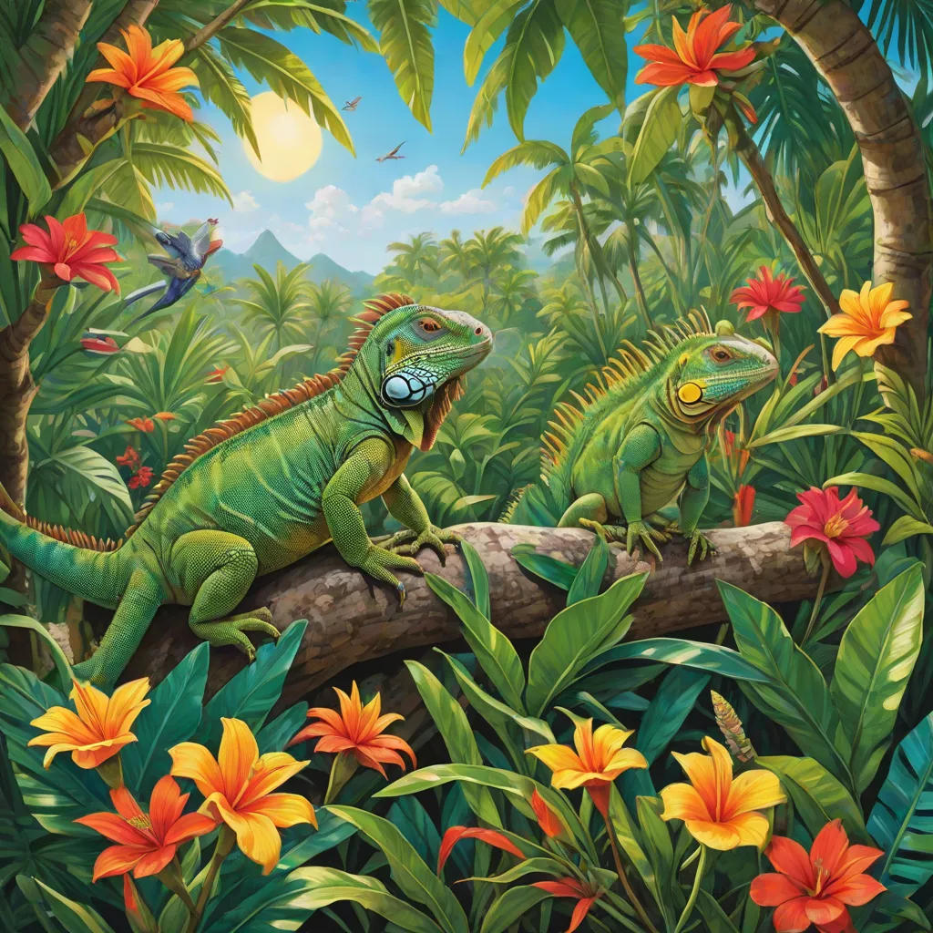 Iguana's Surprise Adventure