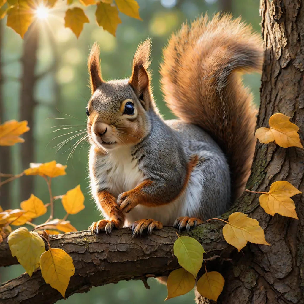 The Brave Little Squirrel