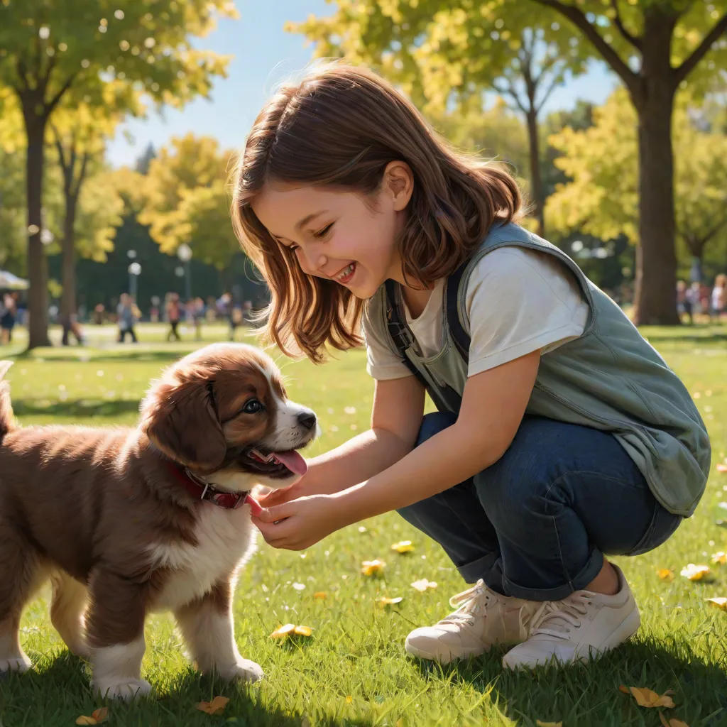 Ava and the Brave Little Puppy