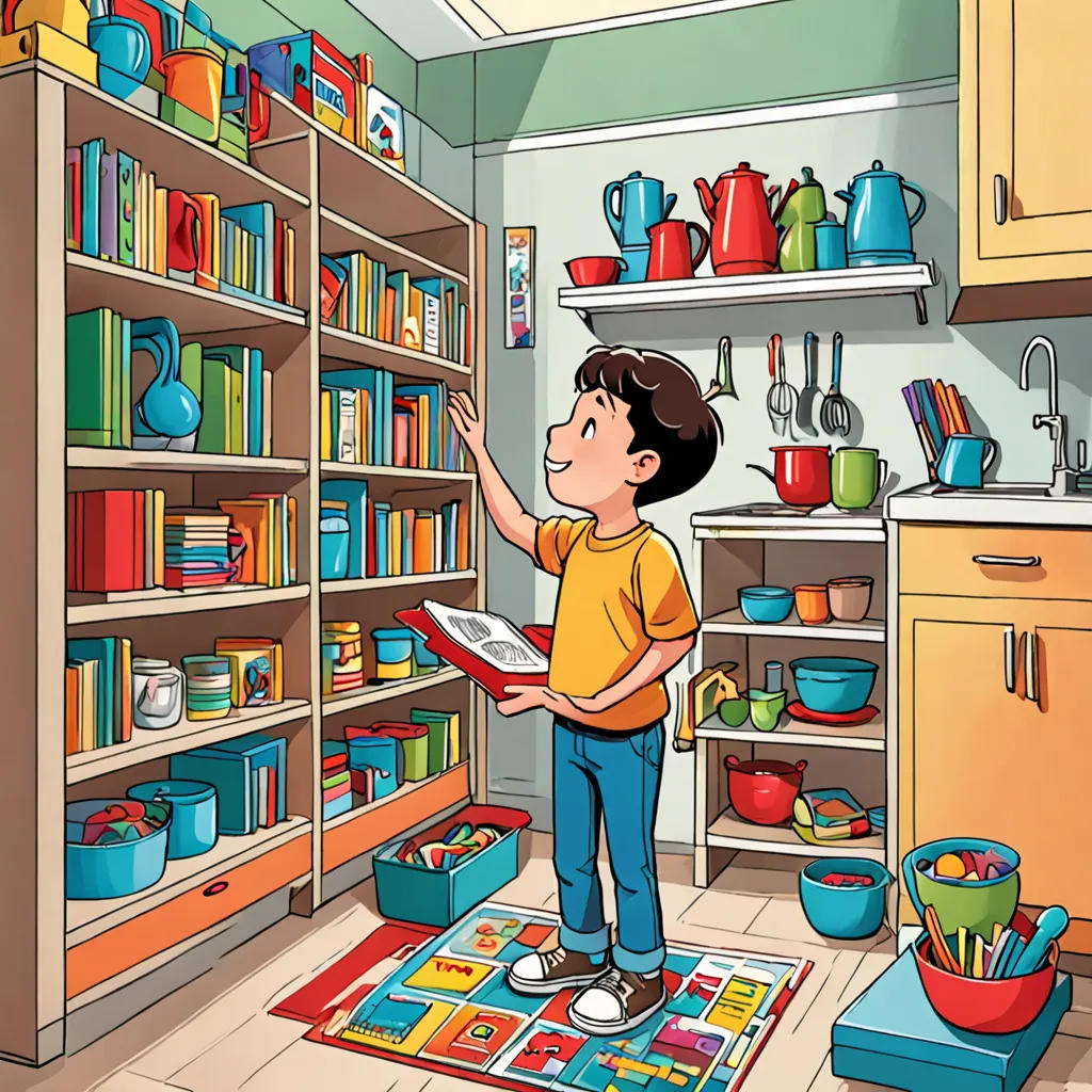 The Little Boy Who Couldn't Reach the Top Shelf