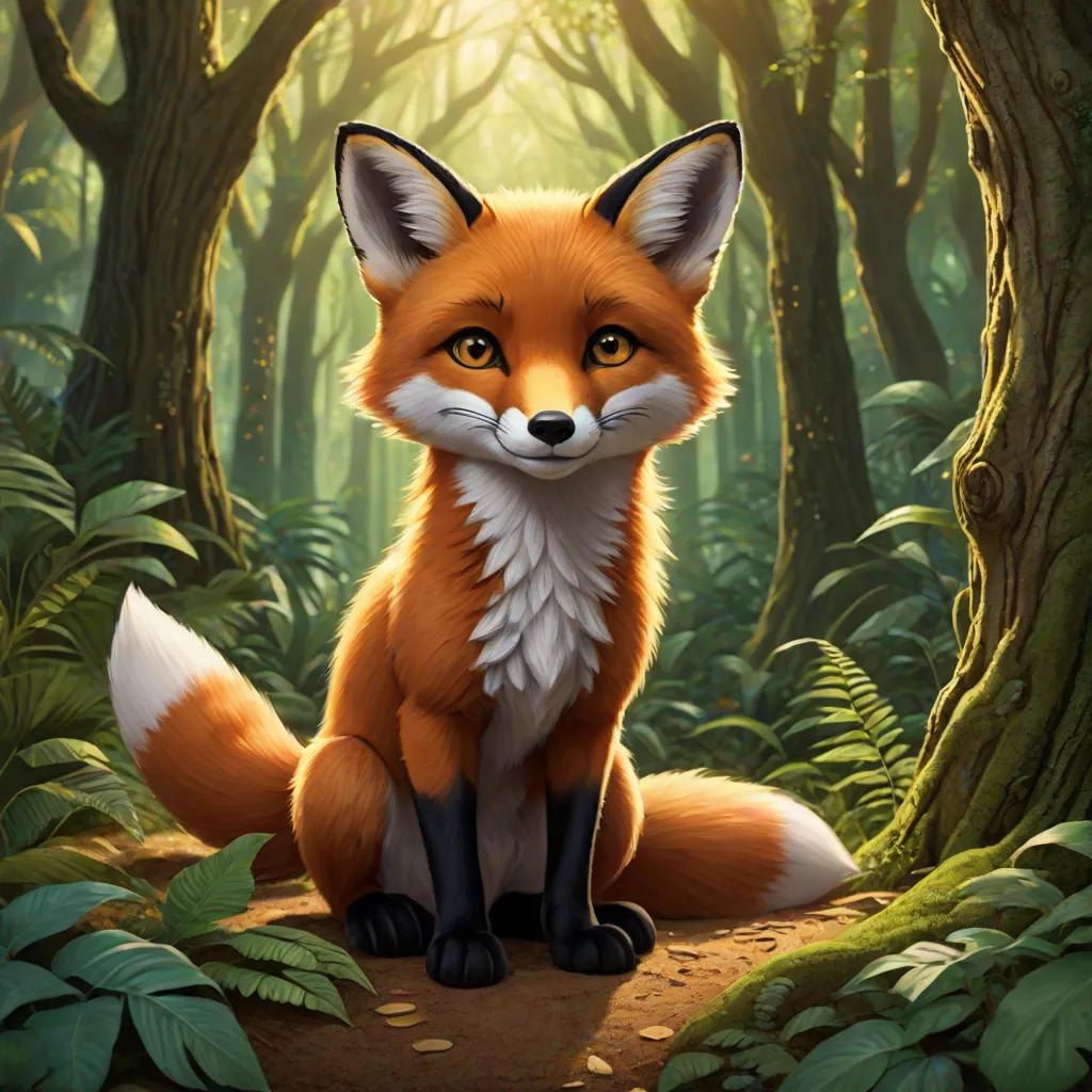 The Little Fox and the Secret of the Forest