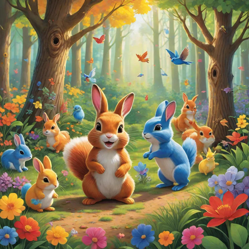 Sunny's Adventure in Rainbow Forest