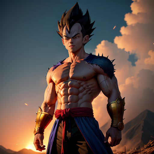 Majin Vegeta Restoration: Updated png