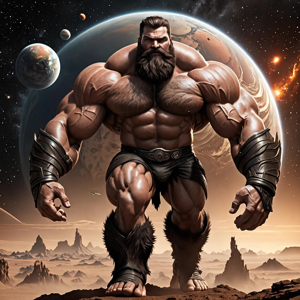The Merging Giant