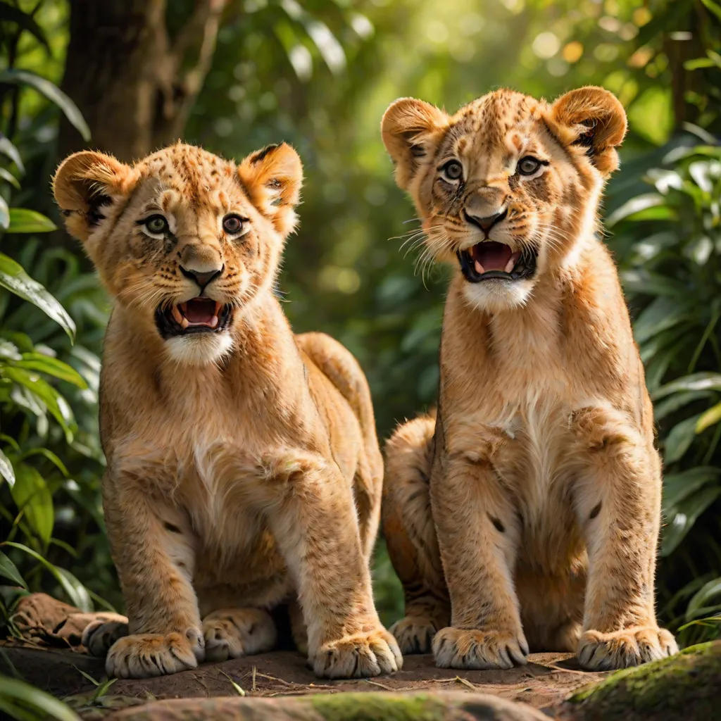 The Roaring Adventure of the Three Cub Friends