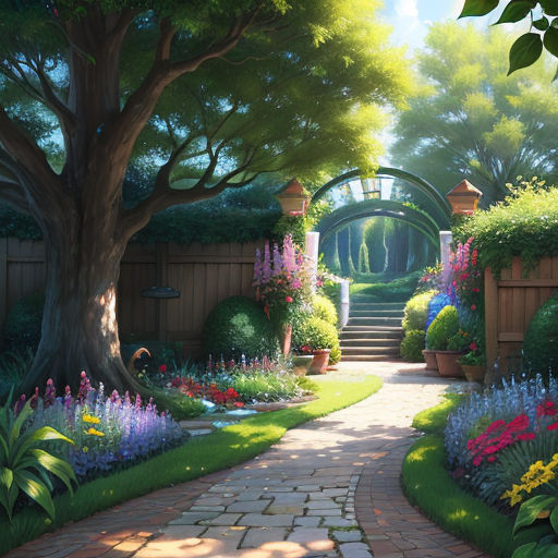 Beautiful Anime Garden [2000x1125] : r/wallpapers