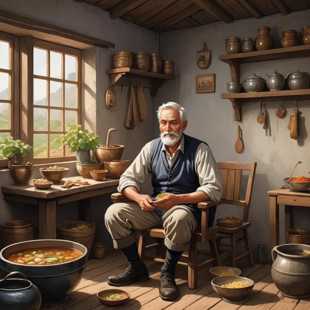 The King and the Sour Fish Soup of the Poor Farmer