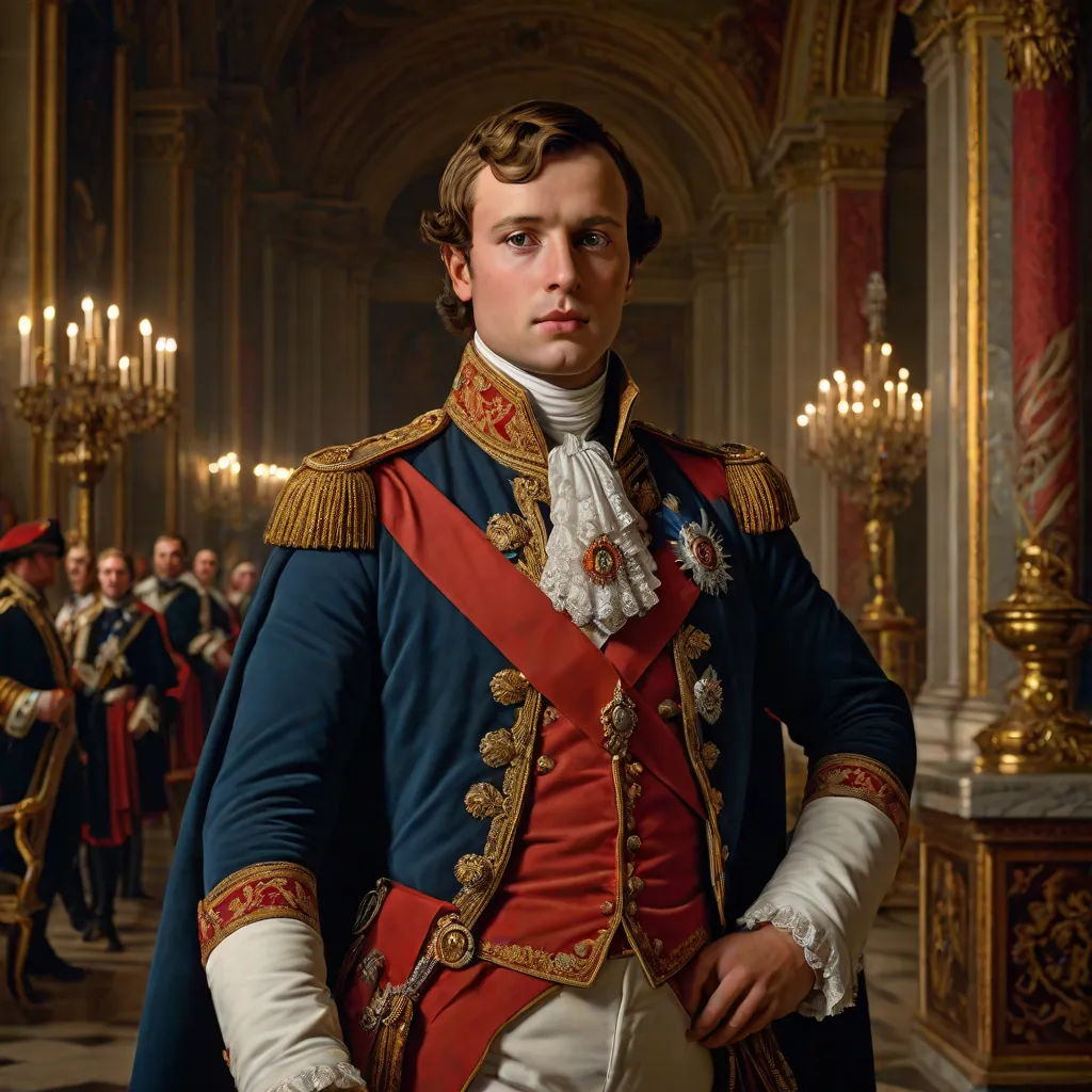 a man in a uniform standing in a room with other men in formal dress and in formal dress clothes, Carl Gustaf Pilo, mannerism, a painting, extremely detailed oil painting