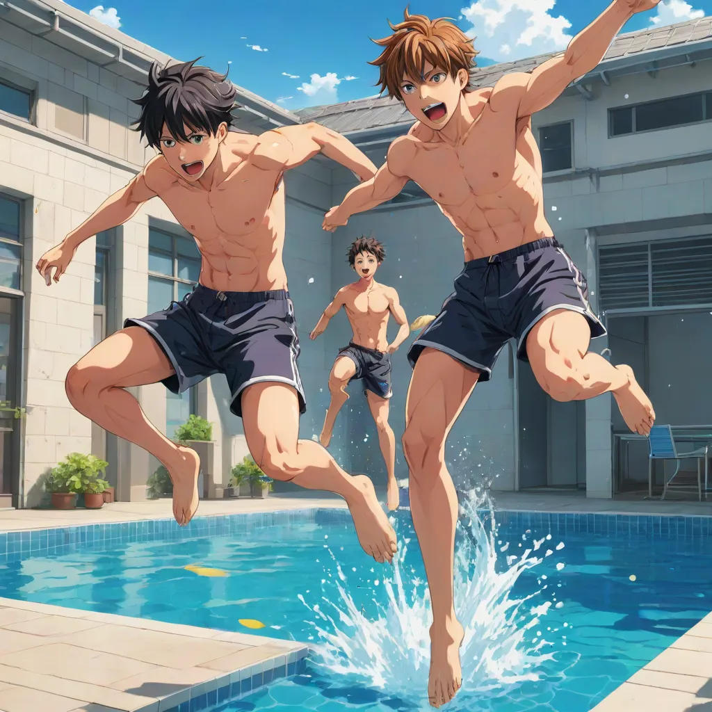 Poolside Antics