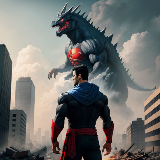 superman vs godzilla