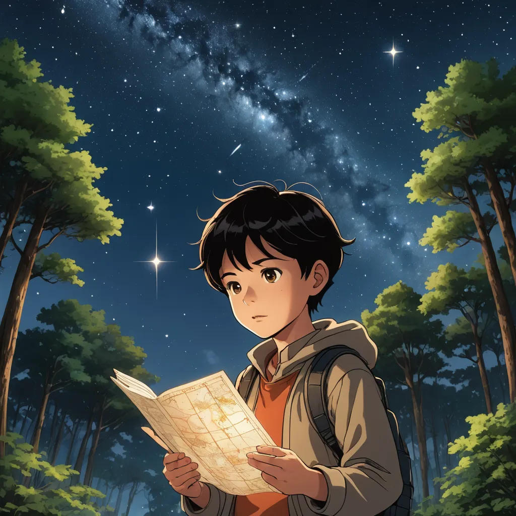 星空の下での大冒険
