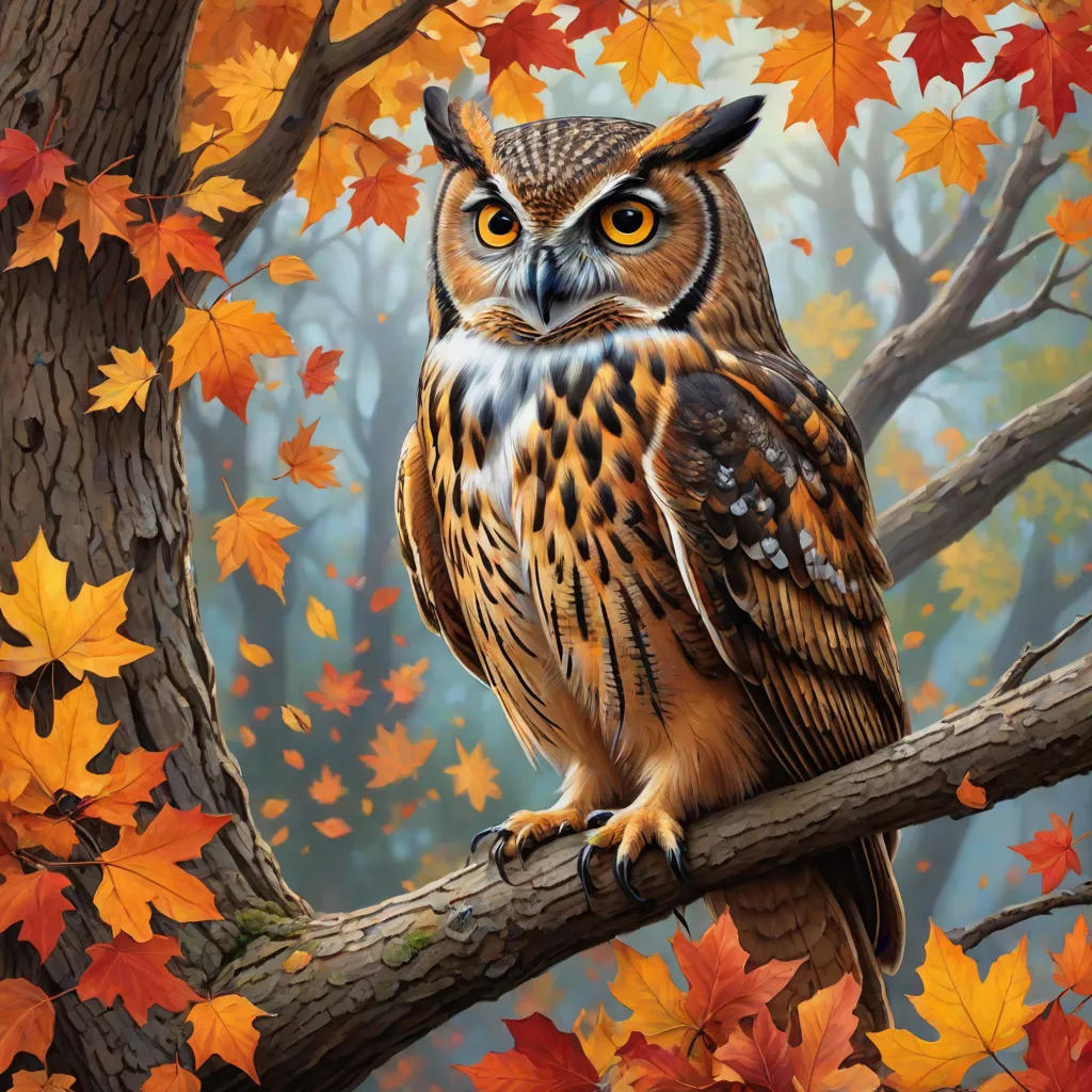 The Tale of the Wise Owl and the Curious Squirrel