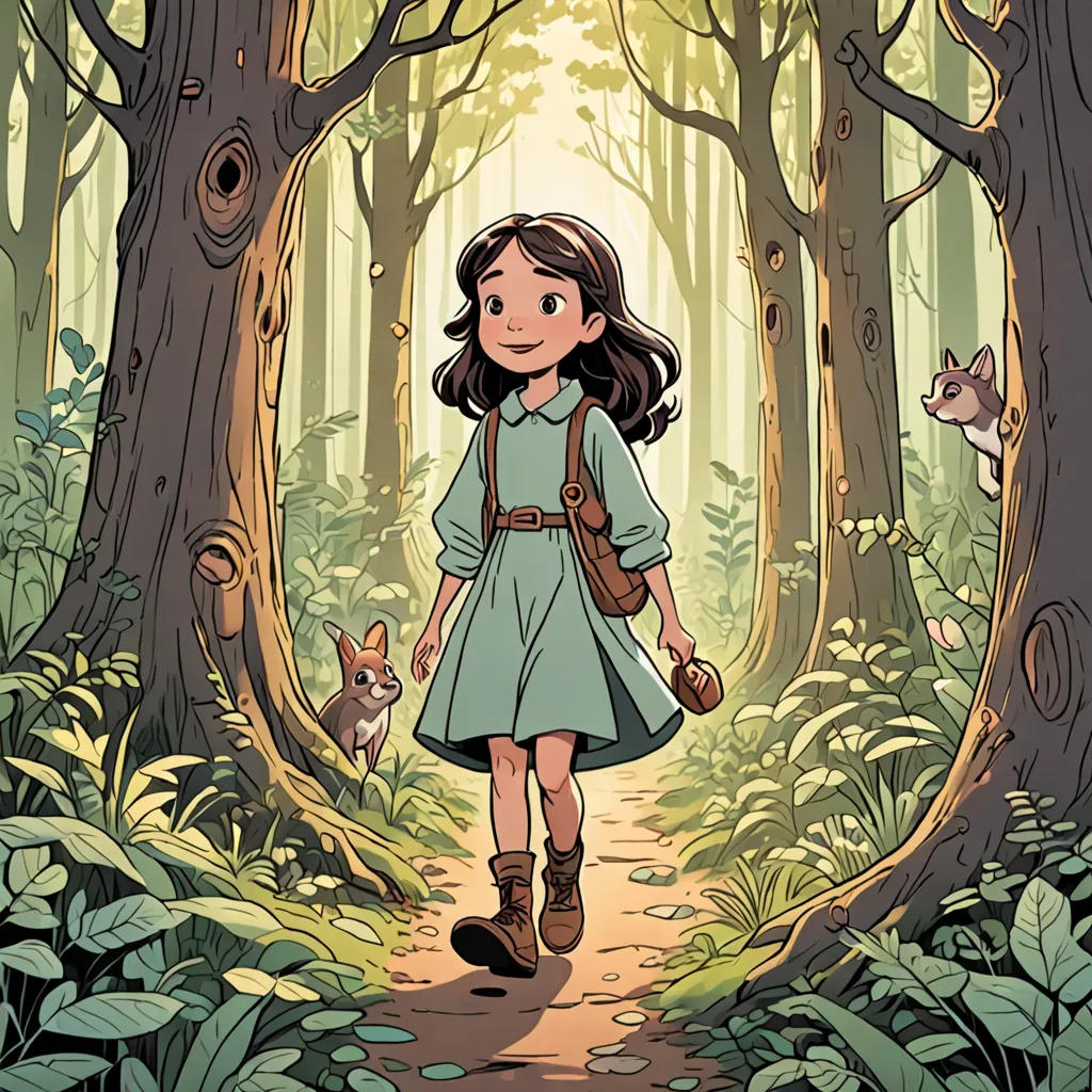 The Magical Adventure of Lila and the Whispering Forest