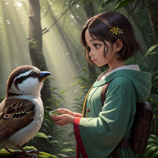 Maya and the Injured Bird