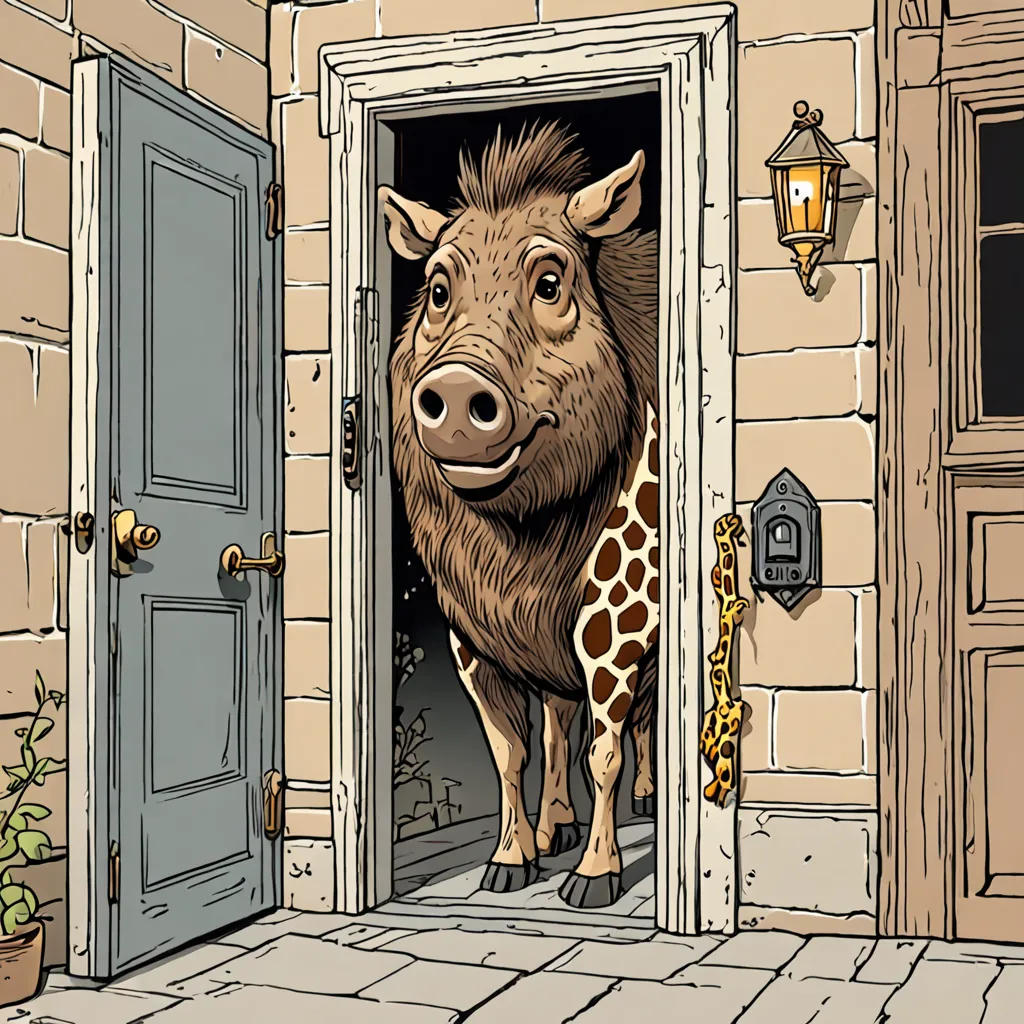 The Wild Boar and the Giraffe