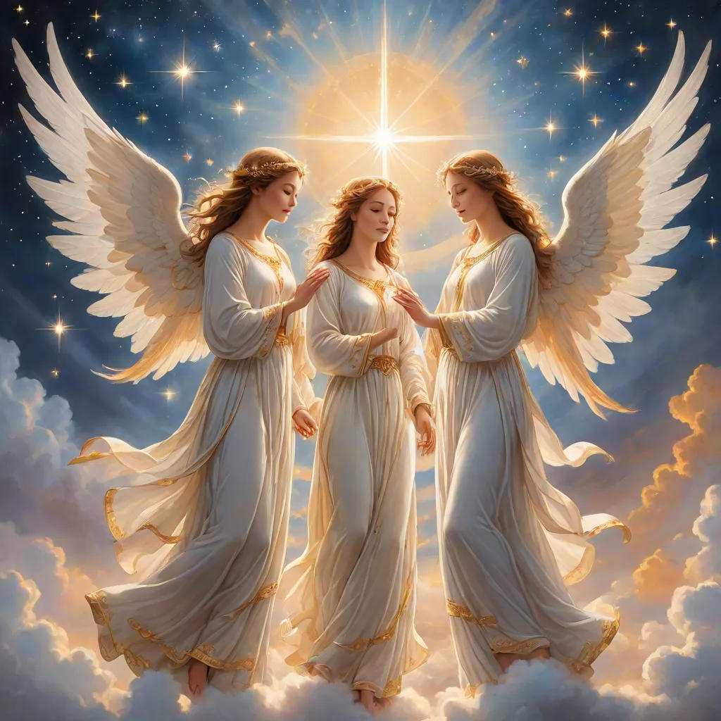The Two Angels and the Little Star