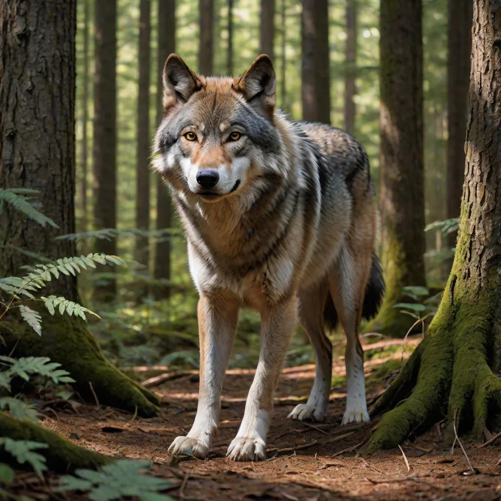 The Lonely Wolf's Journey