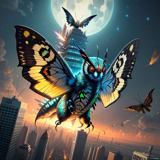 Mothra vs Destoroyah