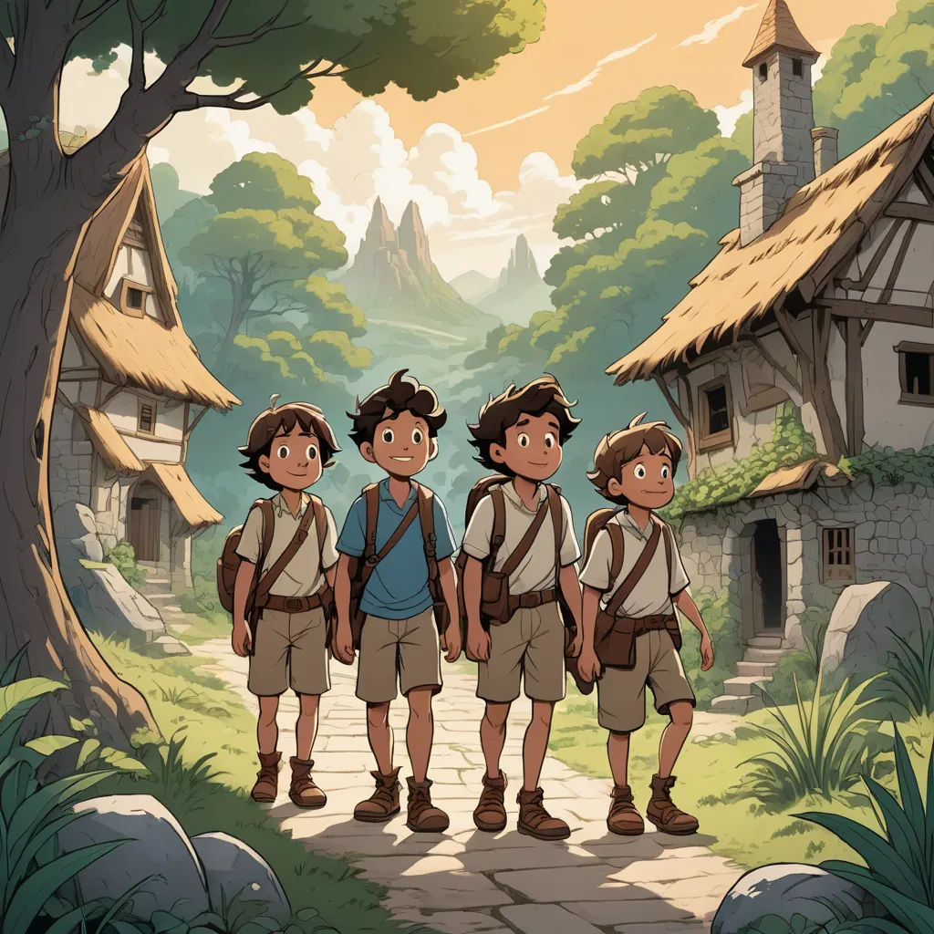 The Enchanted Village: A Tale of Mystery and Adventure