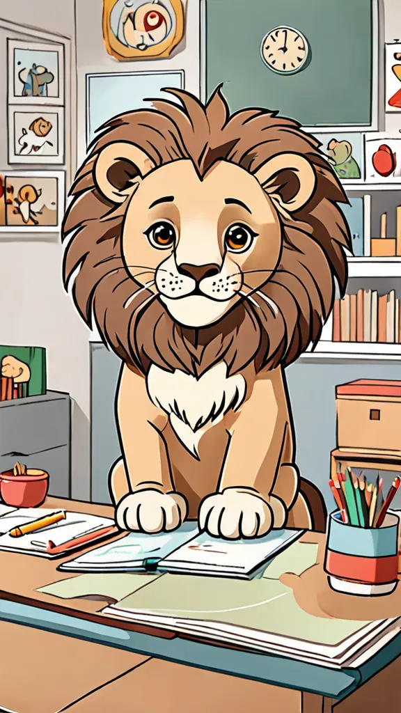 Leo Lion's First Day of Kindergarten