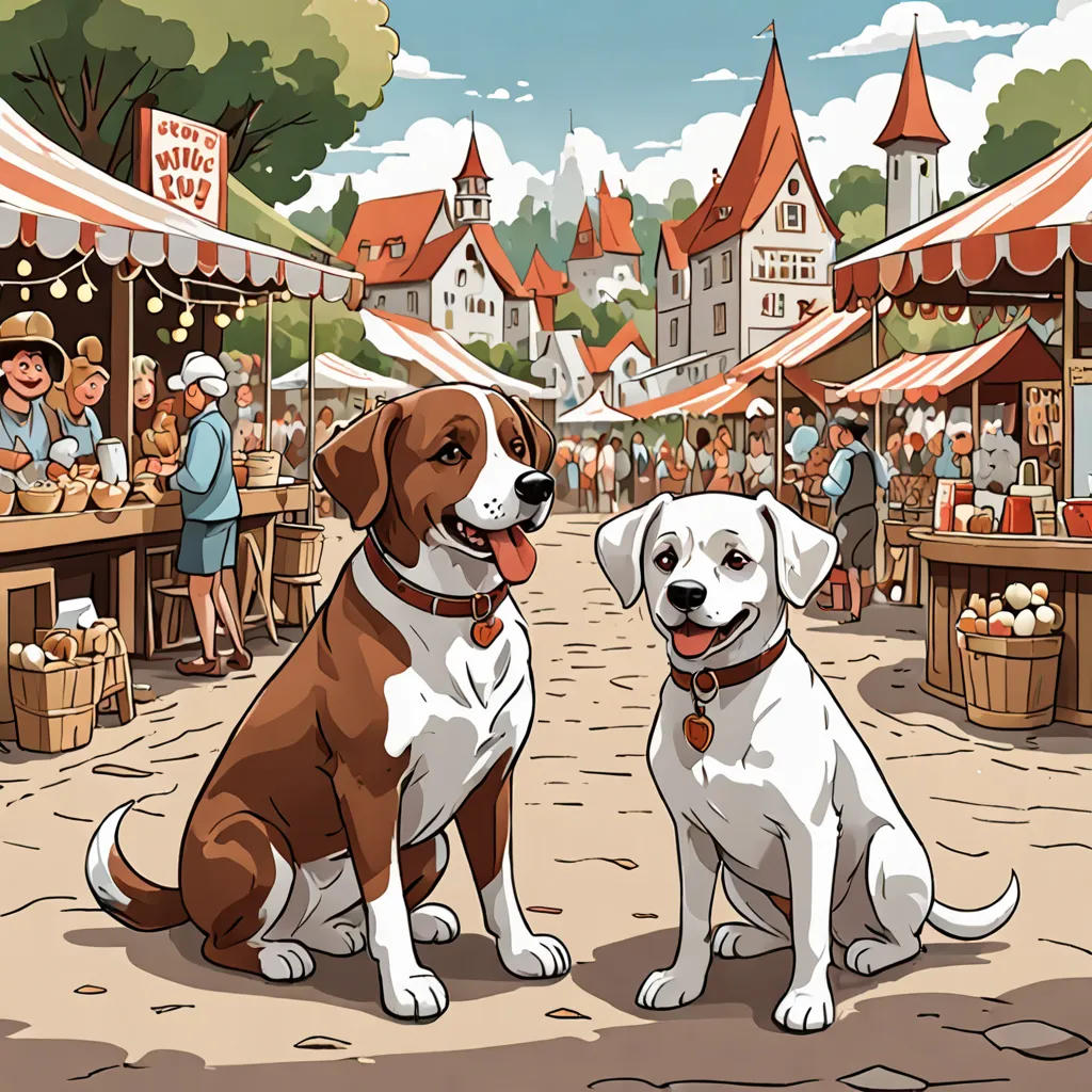 Moti and Sheru at the Fair