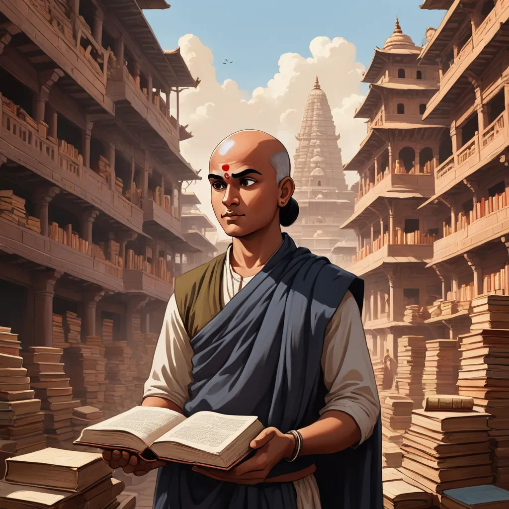 a man holding a book in his hands in a city with buildings in the background and a sky background, samikshavad, a detailed matte painting, Chris LaBrooy, magic the gathering artwork
