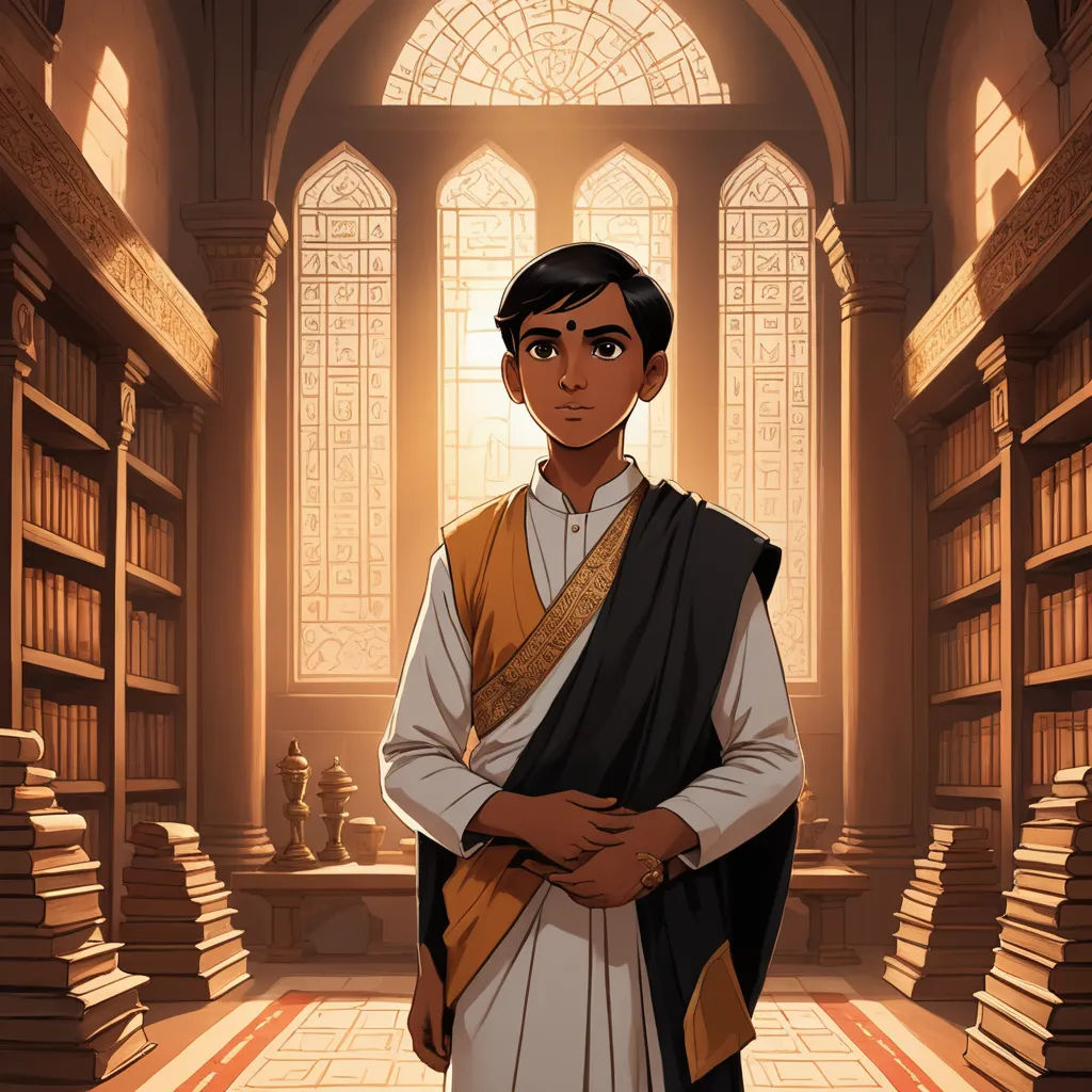 a cartoon of a man standing in a library with bookshelves in the background and a person standing in the foreground, paris school, a character portrait, Cedric Seaut (Keos Masons), official art