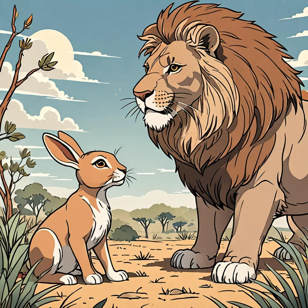 The Lion's Reflection
