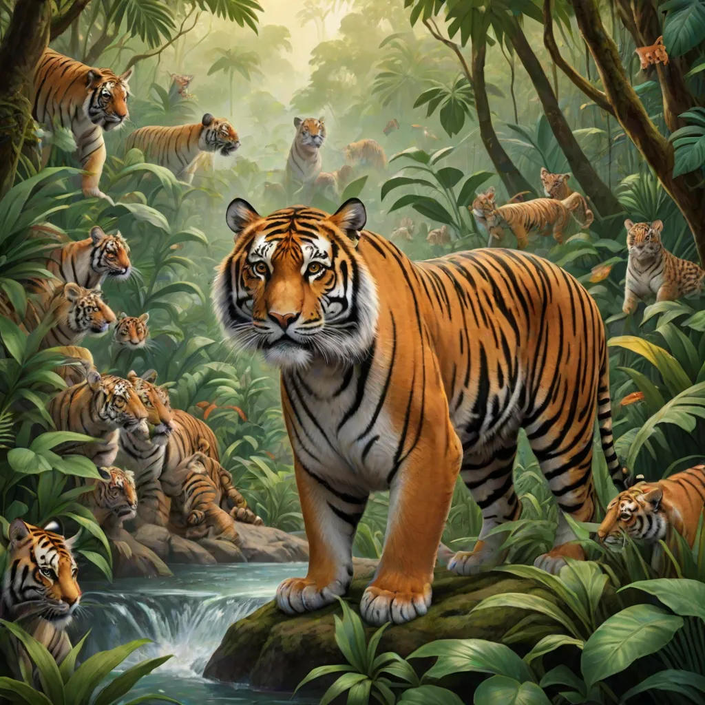 The Wise Tiger of the Jungle