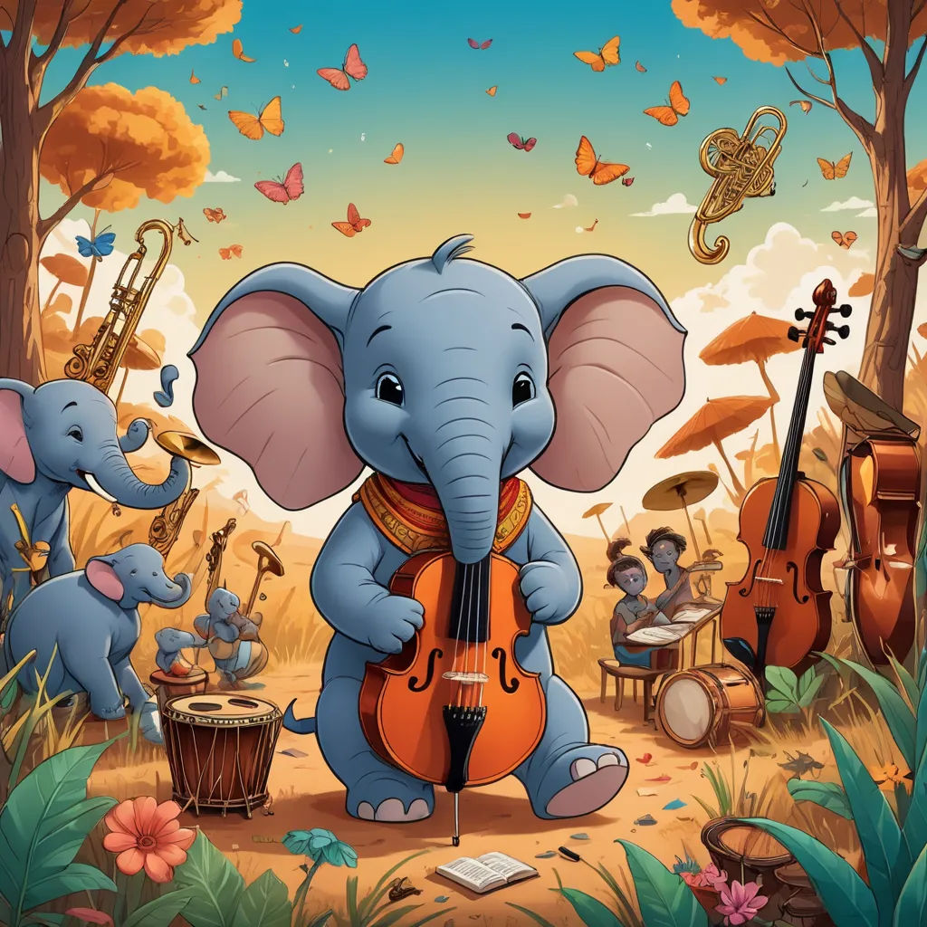Le Petit Éléphant Curieux
