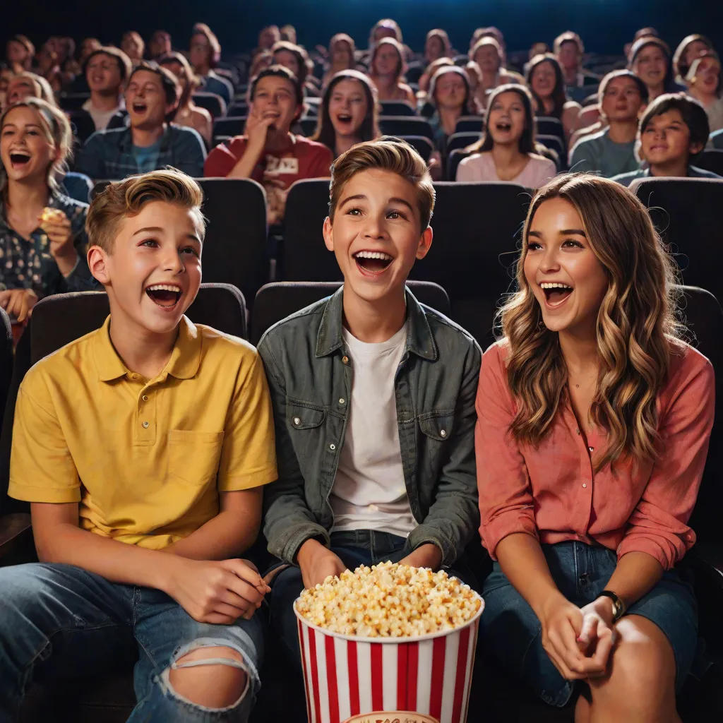 JJ Goes To The Cinema With Cody And Cece