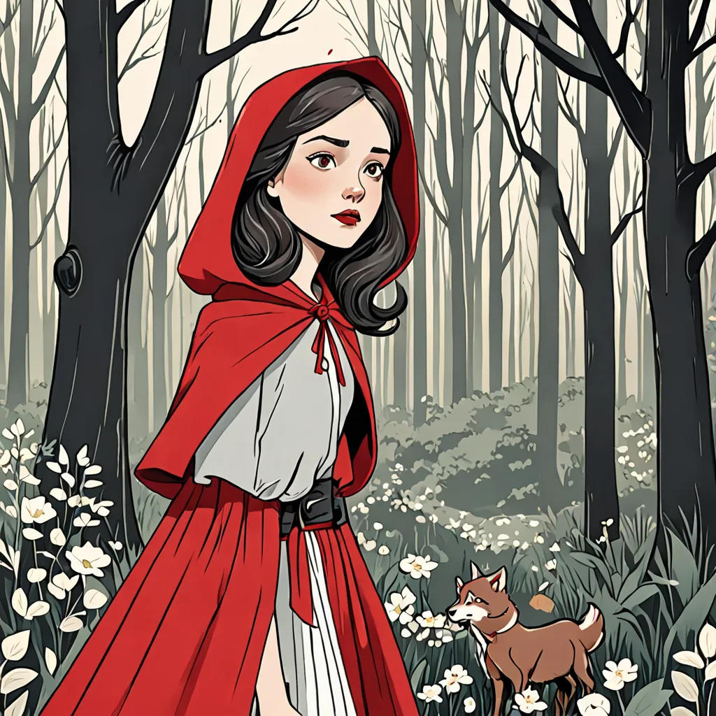 The Brave Little Red Riding Hood