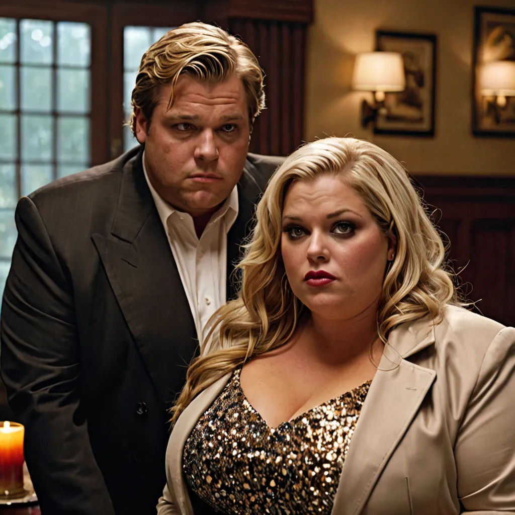 a man and a woman standing next to each other in a room with candles on the table and a candle in the middle, international gothic, a poster, Andries Both, promotional image