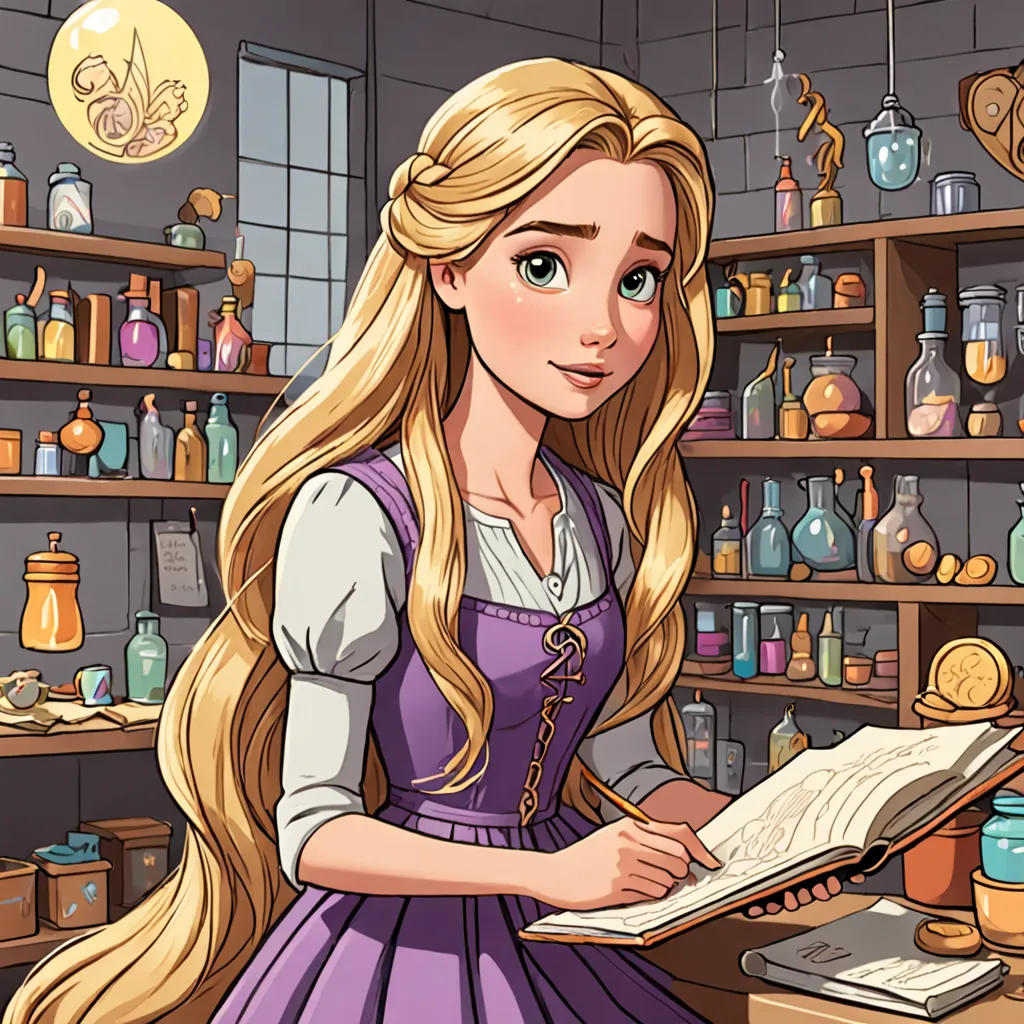 Rapunzel's Science Fair Surprise