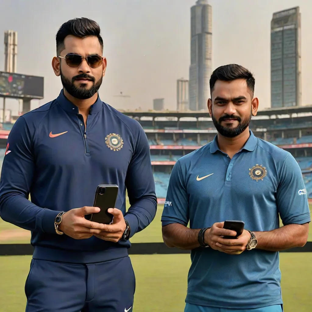 Virat and Dhoni's iPhone Adventure
