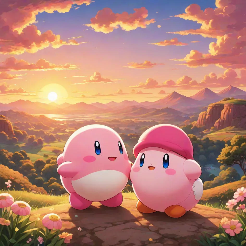 A Sweet Adventure: Kirby and Bandana Waddle Dee's Love Story