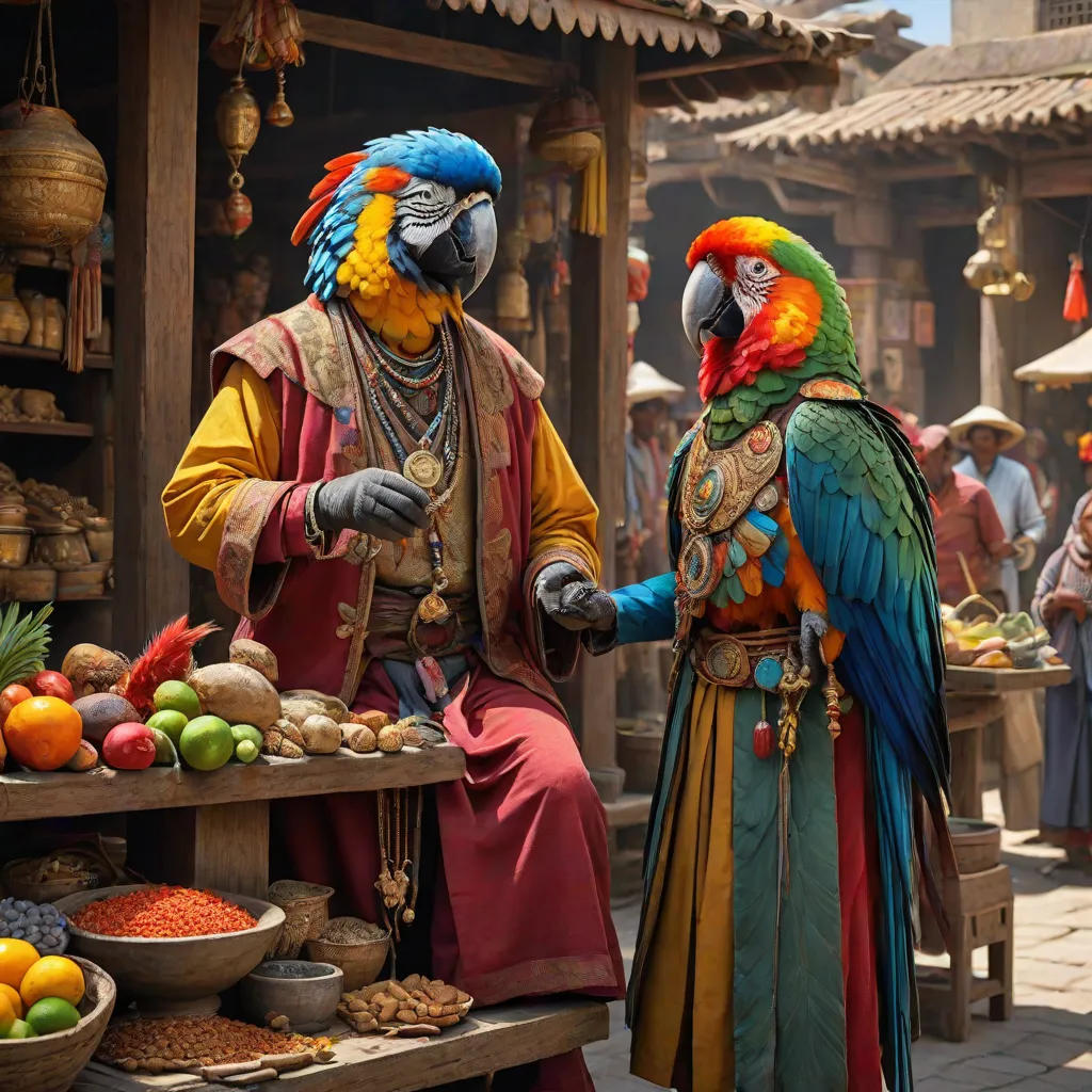 The Wise Merchant and the Clever Parrot