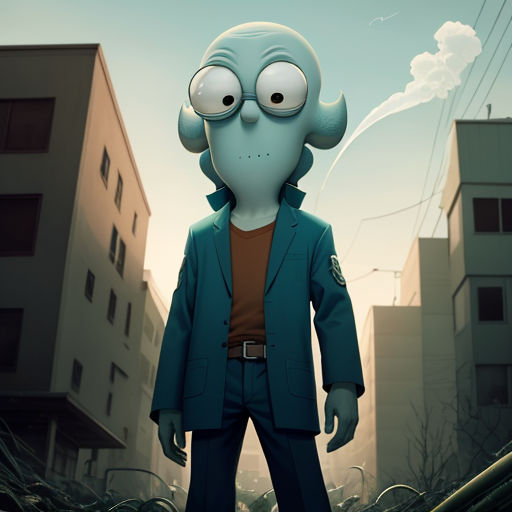 Squidward vs Evil Plankton's War