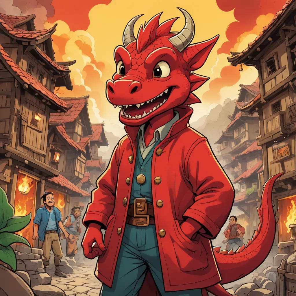 The Mischievous Dragon and the Stinky Prank