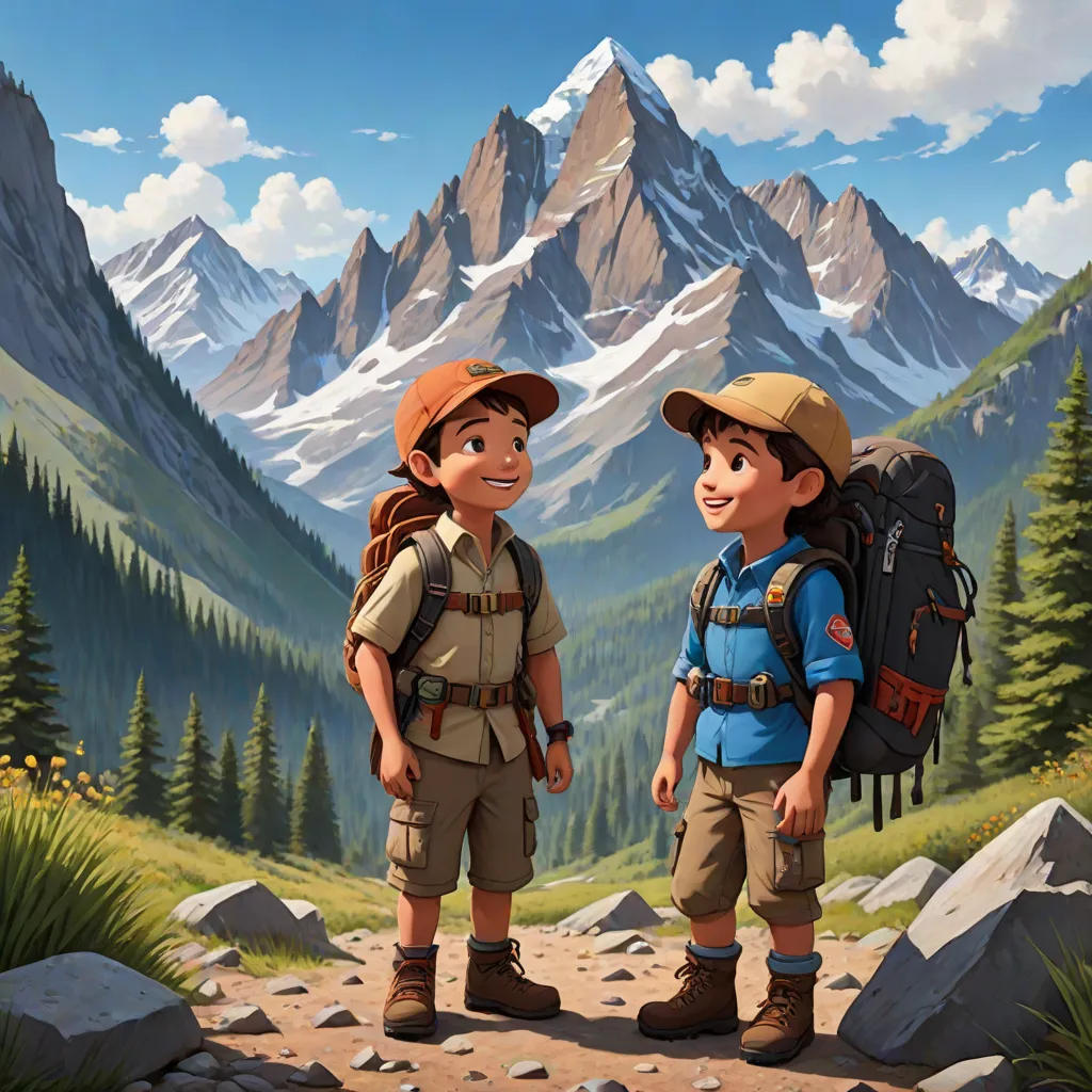Baxter and Theo's Mountain Adventure