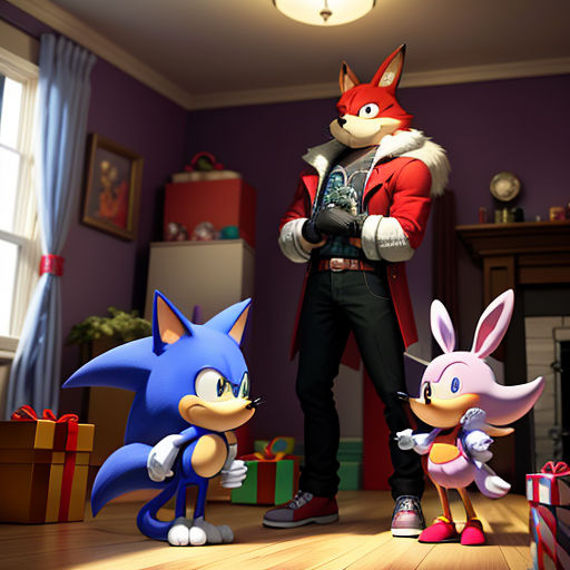 Sonic shadow e silver - Questa e' amy in sonic boom