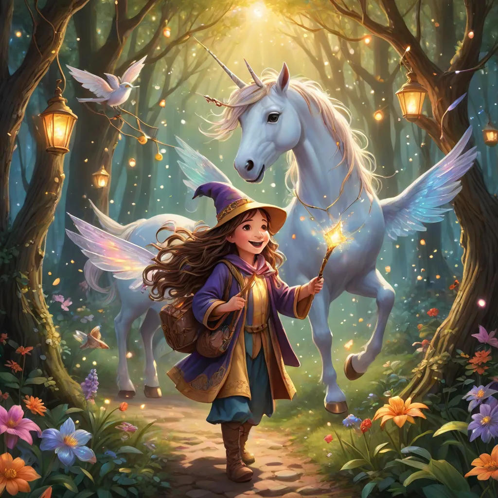 The Enchanted Adventures of Lily and Her Magical Friends