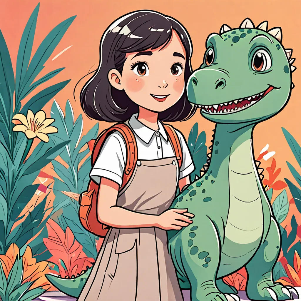 The Girl and Her Dinosaur