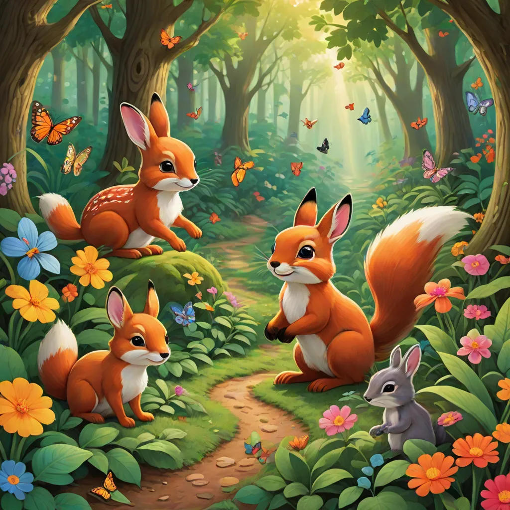 Whispers of the Forest: A Tale of Deaf Animals