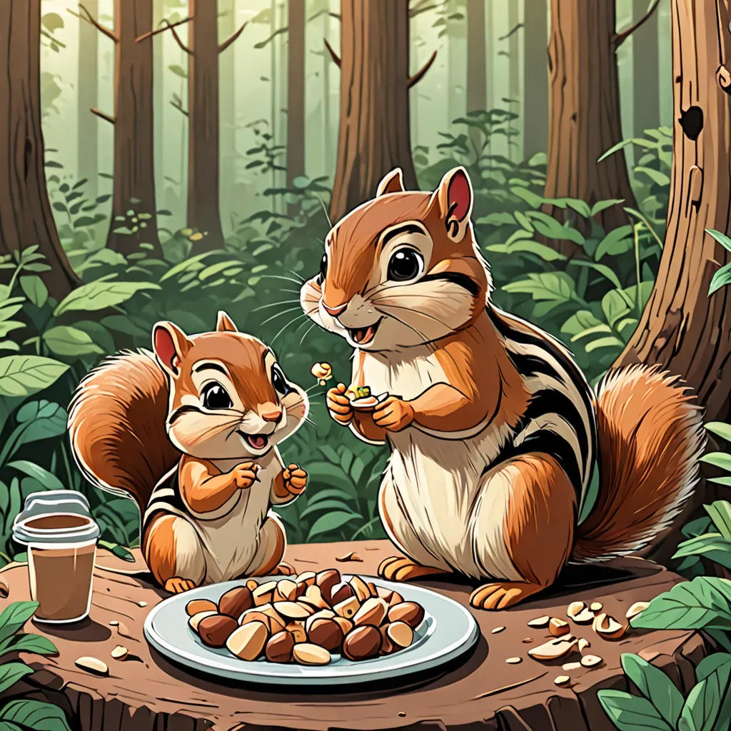 The Friendship of Bella the Bunny and Charlie the Chipmunk
