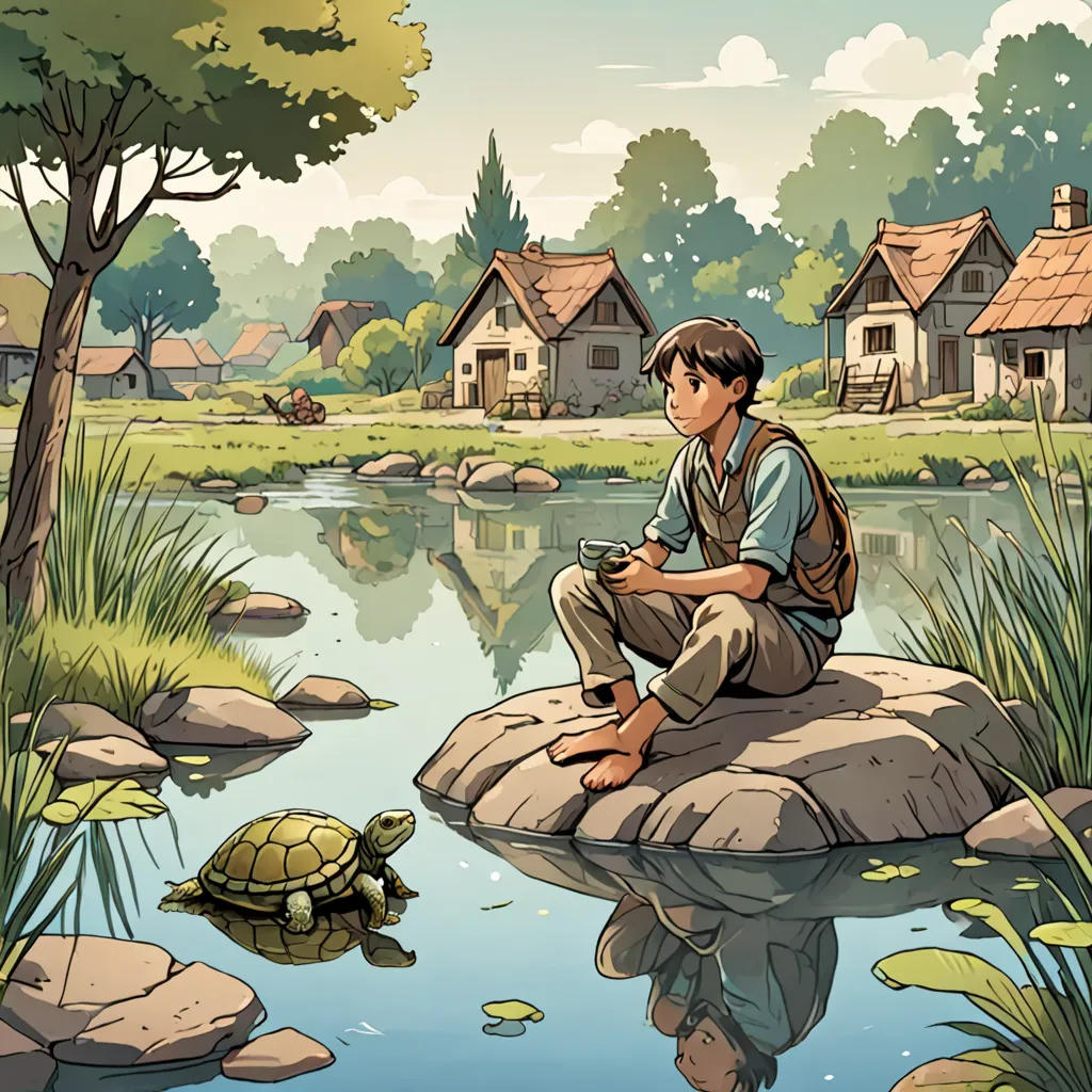 The Boy and the Wise Turtle