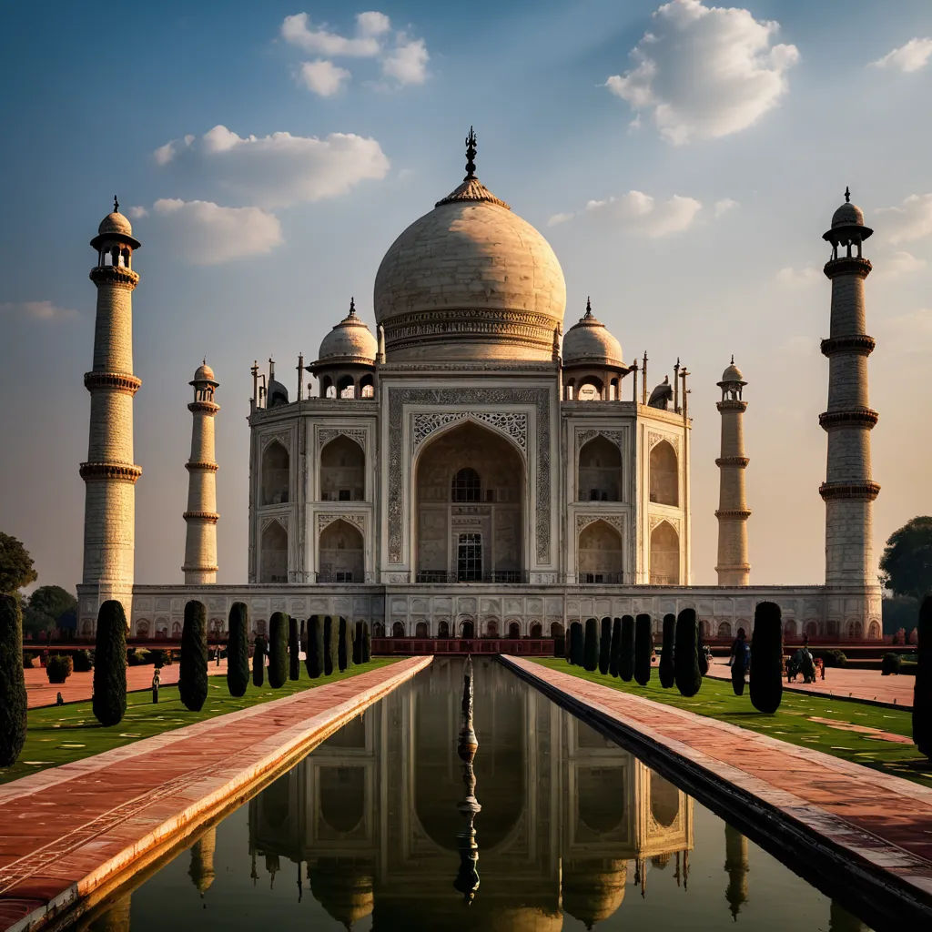 a large white building with a large pool of water in front of it and a few trees in the background, cloisonnism, a detailed matte painting, Bapu, tone mapping