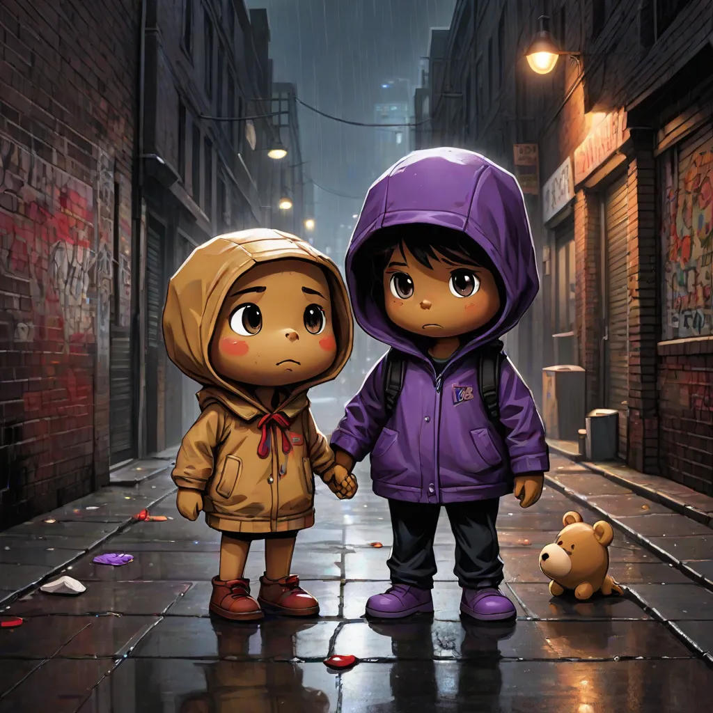 Detective Peanut Butter and Jelly Help a Little Girl Find Her Smile