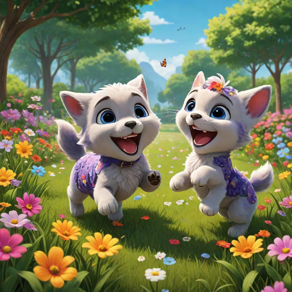 Luna and Flower's New Friend