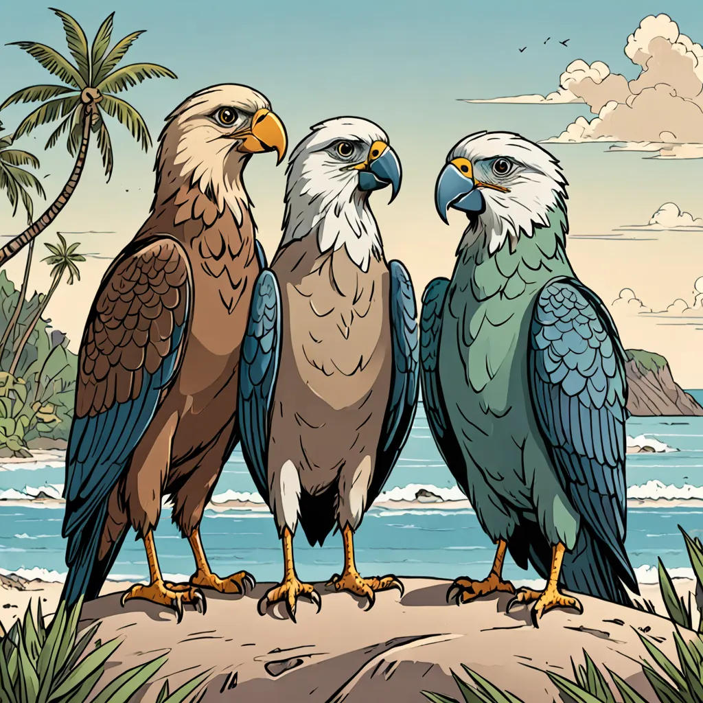 The Eagle and Parrot